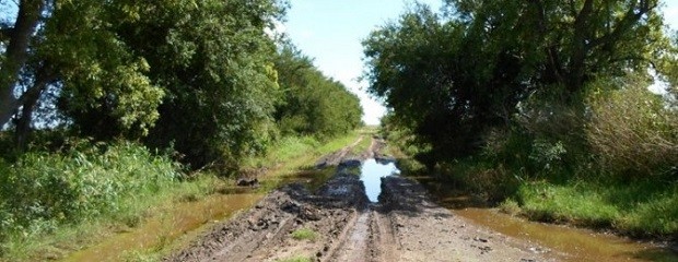 Caminos en mal estado