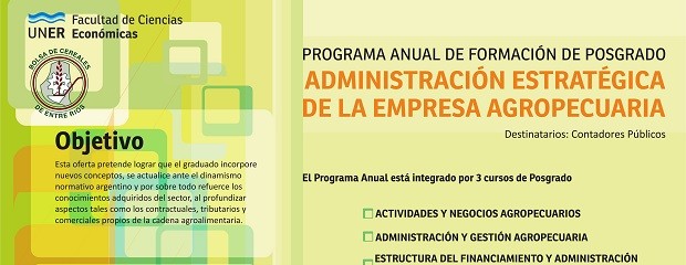 Se reedita el Posgrado para la administración de la Empresa 