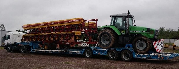 Modifican normativa para transporte de maquinaria agrícola 