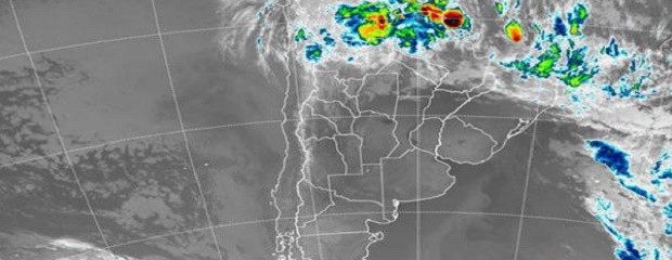 Principales lluvias se sucedieron sobre el norte argentino