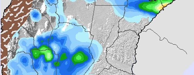 Se esperan precipitaciones en el centro y norte del país