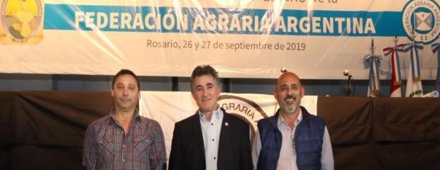 Achetoni fue reelegido como presidente de Federación Agraria