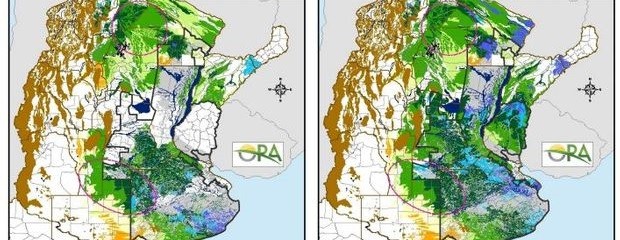 Las zonas bajo riesgo de exceso y déficit hídrico