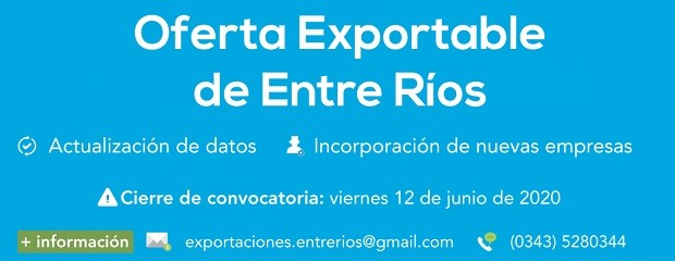 Abren convocatoria para formar parte de la Oferta Exportable