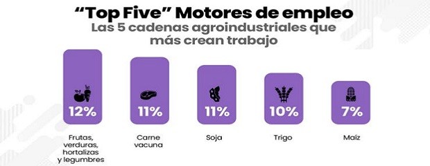 El 22% del empleo nacional viene de la agroindustria