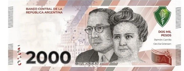 El Banco Central aprobó el billete de $2000