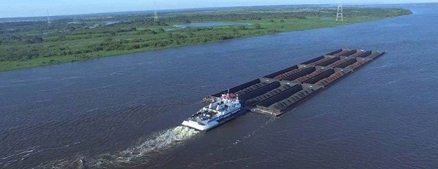 El río Paraná viene creciendo por las lluvias en Brasil