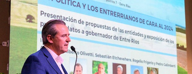 Los pre candidatos a Gobernador expusieron ante empresarios 